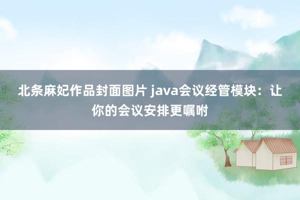 北条麻妃作品封面图片 java会议经管模块：让你的会议安排更嘱咐